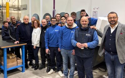 Aperitivo conviviale per l’arrivo delle nuova Fresa 5 assi